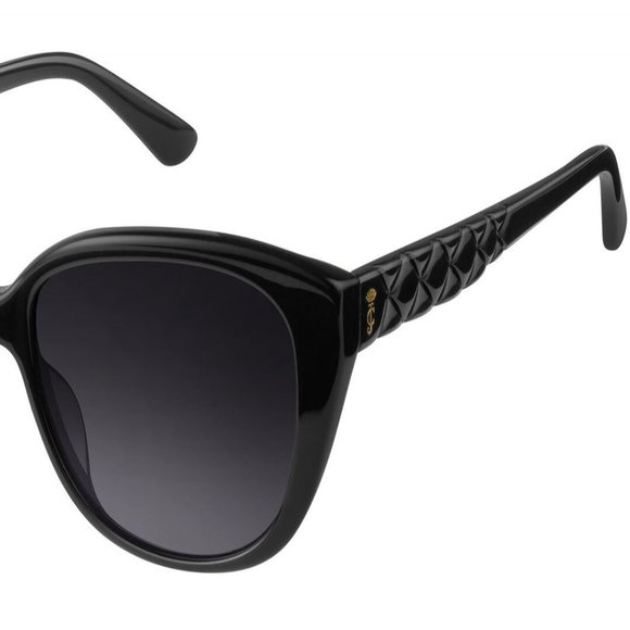 Juicy Couture Rectangle Women Black Acetate Frame